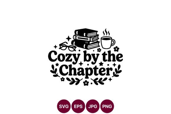 Cozy by the Chapter Book Lover Vector - A Versatile Illustration for Branding