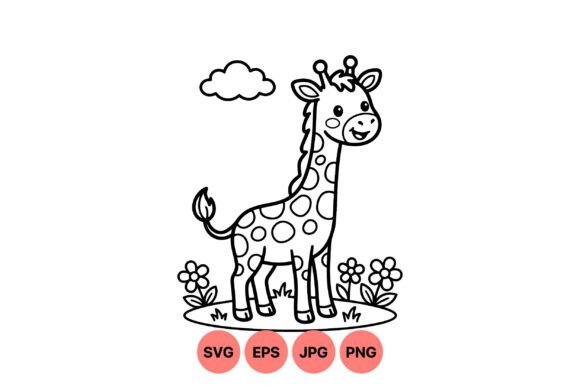 Cute Giraffe Cartoon Clipart Review