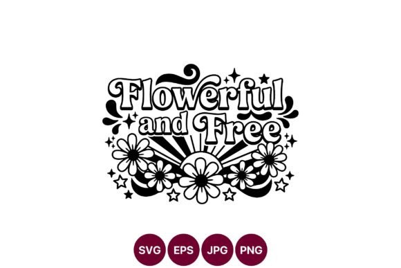 Flowerful and Free Retro Script with Review for Embroidery Projects