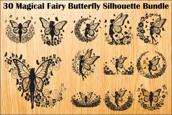 Magical Fairy Butterfly SVG Bundle for Graphics and Illustrations