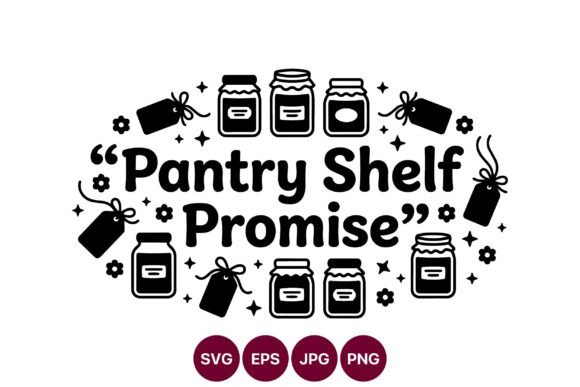 Pantry Shelf Promise Black and White Embroidery Review