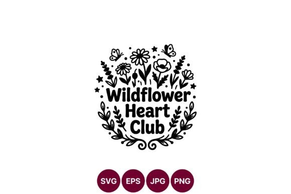 Wildflower Heart Club Black White Embroidery Review